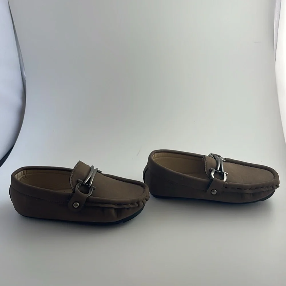 Chocolate Brown Soft Loafers kids size Euro size 22